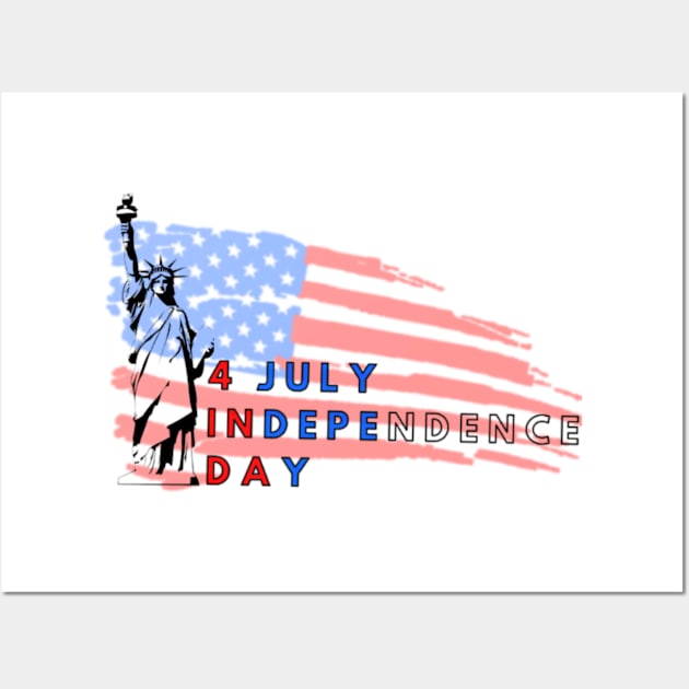 4 july independence day Wall Art by Aymen designer 